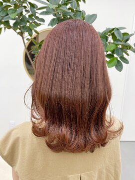 リンクバイアーバン(link by urban.) 【link】ブリーチなし/ハイトーン/オレンジピンク　＊堀場＊