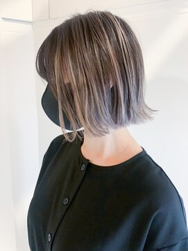 アイティーバイアルバム 松戸店(IT by ALBUM) エアタッチボブ_くすみブルーミニウルフテラコッタ_ba352761