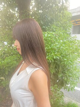 ラクリマ(Lacrima) 【ロング×透け感×ブラウン】HARU