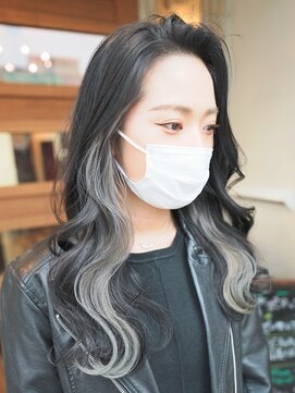 ボアップ 京橋店(boappu) #インナーカラー#インナーカラーシルバー#シルバーカラー