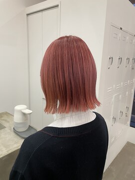 ノートエートル 西金沢(Nought etre) ピンクベージュ/ハイトーン/ケアブリーチ/ツヤ髪スタイル