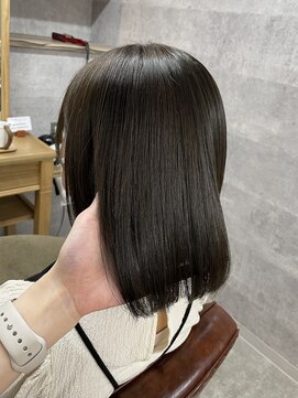 ナチュラル グロー 仙台駅前店(Natural grow) 縮毛矯正とオリーブベージュ