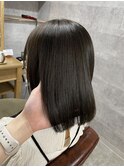 縮毛矯正とオリーブベージュ