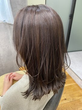 カームバイリコ 学芸大学(calm by liko) 前髪/マチルダボブ/ピンクベージュ/インナーグレージュ/学芸大学