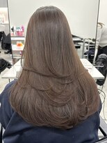 ヨロ 上野(YOLO)&nbsp;ハイライトカラーミルクティーベージュケアブリーチダブルカラー