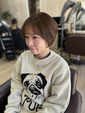 ファム(Fam) ハンドブローでキマるショートヘア