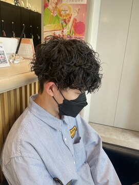 ルクス(Luxs) 【マッシュ×スパイラルパーマ 】