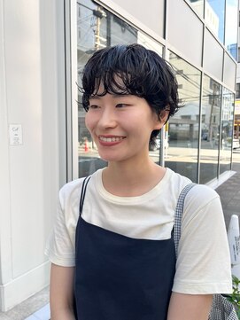 カフ(CAF) CAF FUKO マッシュショート/ゆるパーマ/アッシュ/大阪/心斎橋