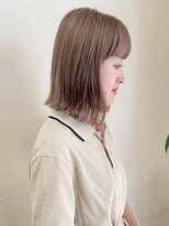 ミルコ 東川口店(milco)&nbsp;外ハネボブ×ベージュ