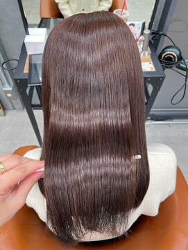 ケーツー エム 京都ラクエ(k-two emu) ウルトワトリートメント*髪質改善*ブリーチなしカラー*ブラウン