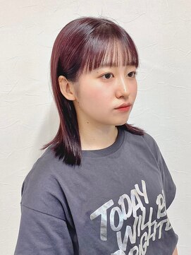 ヘアーサロン パウハナ(hair salon pauhana) プツッとボブ/鹿屋ボブ/ブリーチカラー/おしゃれボブ