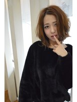 ヘアー カフェ コトノハ(hair cafe kotonoha) 【コトノハ】大人可愛い6位髪型ベージュ小顔マロンベージュ