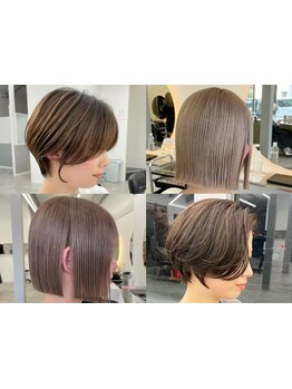 【ショート/ボブ特化のスタイリストが在籍】再現性の高いカットで朝のスタイリングがしやすい♪