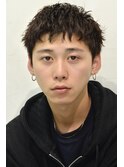 □#ベリーショート#ニュアンスパーマ#スパイキーショート#黒髪