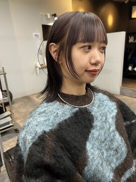 ヌープヘアーアイス(NUUP.hair ici) ブリーチなし柔らかブリーチなしラベンダーベージュ
