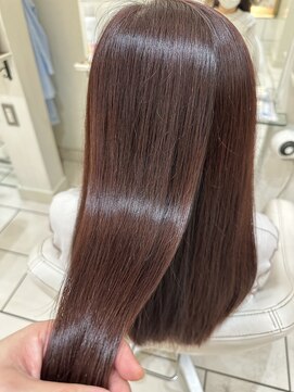 エクリフルール(equri fleur) 【目黒】ブリーチなしピンクカラー☆イルミナカラー