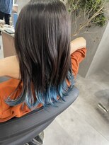 ジエクト カナウ(The Ect canow)&nbsp;エンドカラー/裾カラー/ブルーカラー/韓国風巻き/グラデ