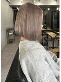 【WAVY】ハイトーングレージュ×ボブ