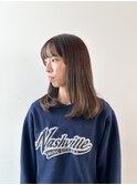 ナチュラルレイヤーカット【新潟 似合わせ ベージュ】
