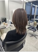 ハイライトバレイヤージュダブルカラーケアブリーチ30代40代50代