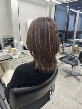 クレア 上大岡(CREA) ハイライトバレイヤージュダブルカラーケアブリーチ30代40代50代