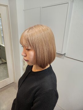 シェイロ(Cielro) ミルクティーベージュ/ケアブリーチ/ダブルカラー☆suzu☆