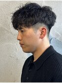 スペインカールメンズパーマ外国人風パーマメンズマッシュ高崎