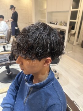 アメラボ 植田山店(Amelab) 名古屋天白区大学生マッシュ波巻きパーマ名古屋大学生名城大学