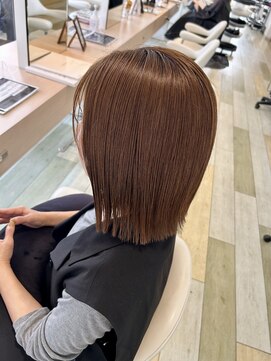 ヘアークラフト アニー 南郷18丁目店(HAIR CRAFT Annie) 切りっぱなしボブ