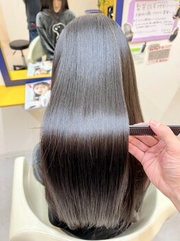 髪仕度コア(CORE)の写真/【触りたくなる艶髪＊】メテオtrで未体験の輝き、ラ・カスタtrで上質ケア◎毛先まで潤い溢れる美艶ヘアに♪