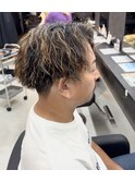 ツイスパ　ハイライト　パーマ