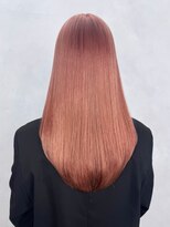 アルバム 新宿(ALBUM SHINJUKU)&nbsp;ロング韓国ヘアブリーチ顔周りレイヤーくびれヘア_ba551902