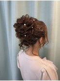 高めのもこもこアップ