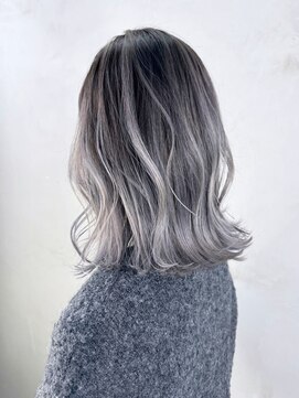 アルバム 池袋(ALBUM) 顔周りレイヤー韓国ヘアくびれヘアミディアム_ba547723