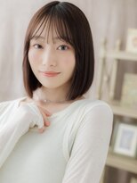 カバーヘア ブリス 北浦和(COVER HAIR bliss)&nbsp;ダークブラウンシンプルストレートミニボブa北浦和20代30代40代!