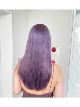 ヘアサロン ガリカ 表参道(hair salon Gallica) 透明感派手髪パープル/ラベンダーカラー