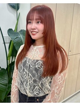 シェリムボート(Cherim boat) 【sakina指名】オレンジブラウン/レイヤー/ブリーチなしWカラー