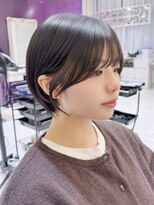 ハピネス 河原町店(Happiness)&nbsp;ショートボブ　顔まわりカット　京都美容室　進詩織