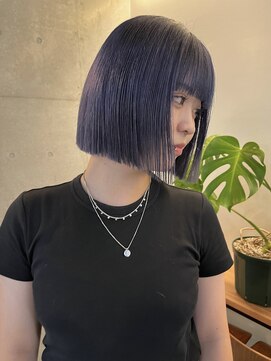 韓国ボブ/韓国ヘア/ブリーチカラー