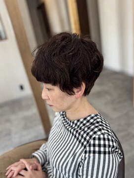 【山本智文】ショートカットパーマ