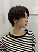 ショートカット/髪質改善縮毛矯正白髪ぼかしレイヤーカラーボブ