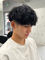 エルマーク 京都駅前(L-MARK)&nbsp;ツイストスパイラルパーマ/メンズ/眉毛/短髪/サーフカール