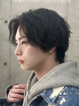 ロンドオム 池袋(Lond Homme) men's/メンズ/刈り上/げセンターパート/ダウンパーマ/池袋/韓国