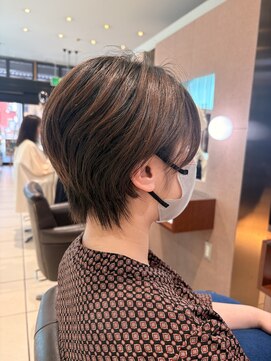 ヘアーウィーヴ 佐倉店(hair Weve) イメチェン/ピンクベージュ/アンブレラカラー/前髪/佐倉