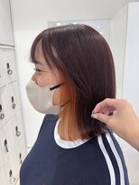 ケンジ 平塚 アネッタ(KENJE annetta) ワンホンレイヤー/ミルクティーブロンド/ダークブルー/平塚