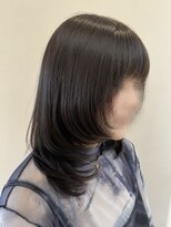 オクユキ(OKUYUKI) ハッシュカット×ダークグレージュ