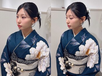 ジューシーティーティー(JUICY tt)の写真/一生に一度の成人式を、華やかな振袖と洗練されたヘアセットで美しく演出します☆