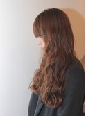 質感柔らかなロングのデジウェーブ♪