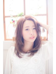 【miel hair blanc】光に溶け込むヌーディーベージュ☆☆