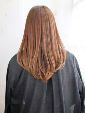 ヘアメイク ナル(hair make nalu) 大人カジュアルのストレートレイヤースタイル
